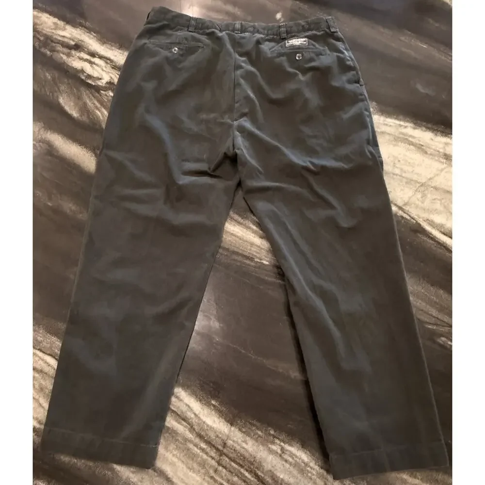 Vintage Polo Ralph Lauren Classic Chino Black Pants Size 38x29